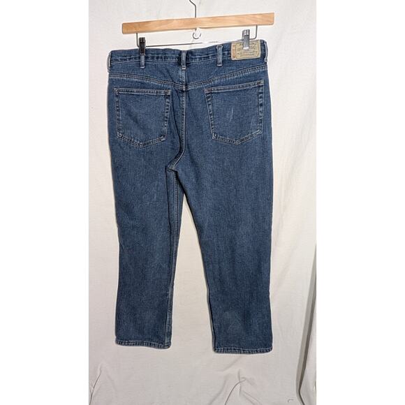 Redhead Mens Fleece Lined Straight Leg Jeans 36W 30L Bass Pro Hunting Camping - Picture 5 of 5